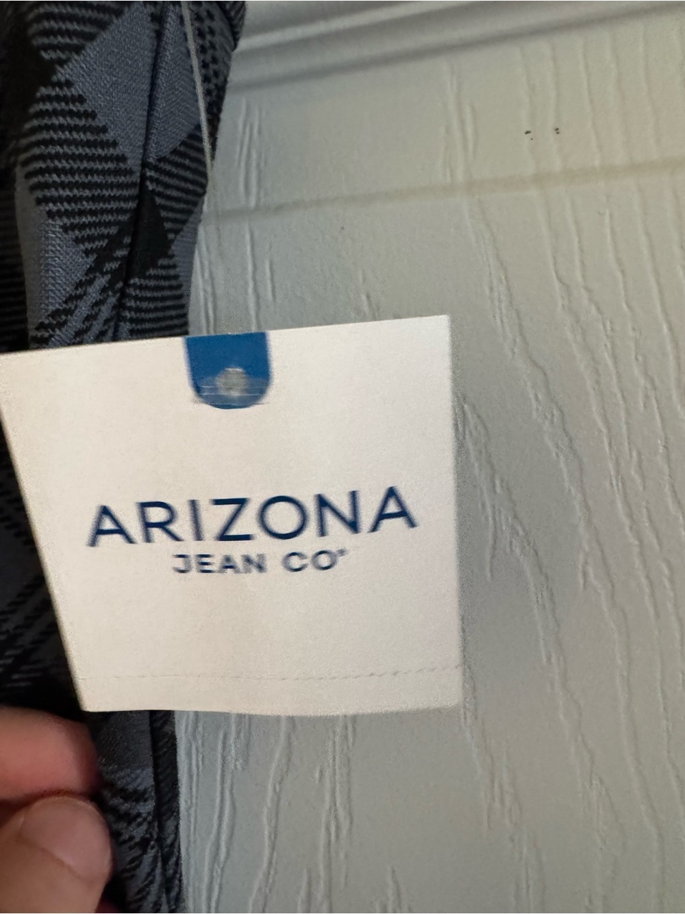 Arizona Jean Company Black & Gray Plaid Slip Dress Size Large - Picture 4 of 8